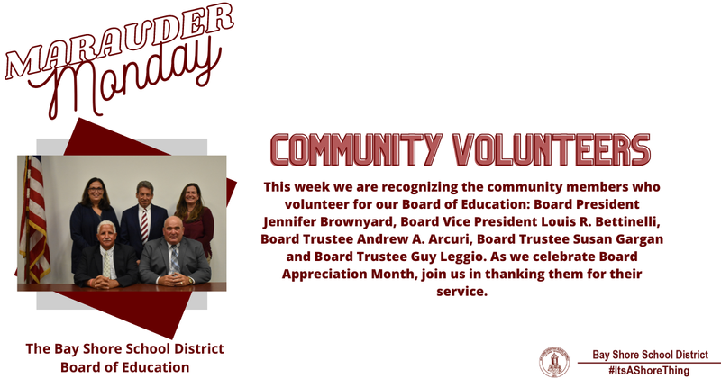 Marauder Monday - BSSD Board of Education